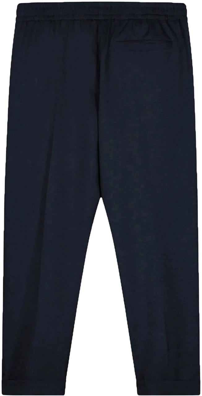 ØLÅF Slim Elasticated Trousers Blauw
