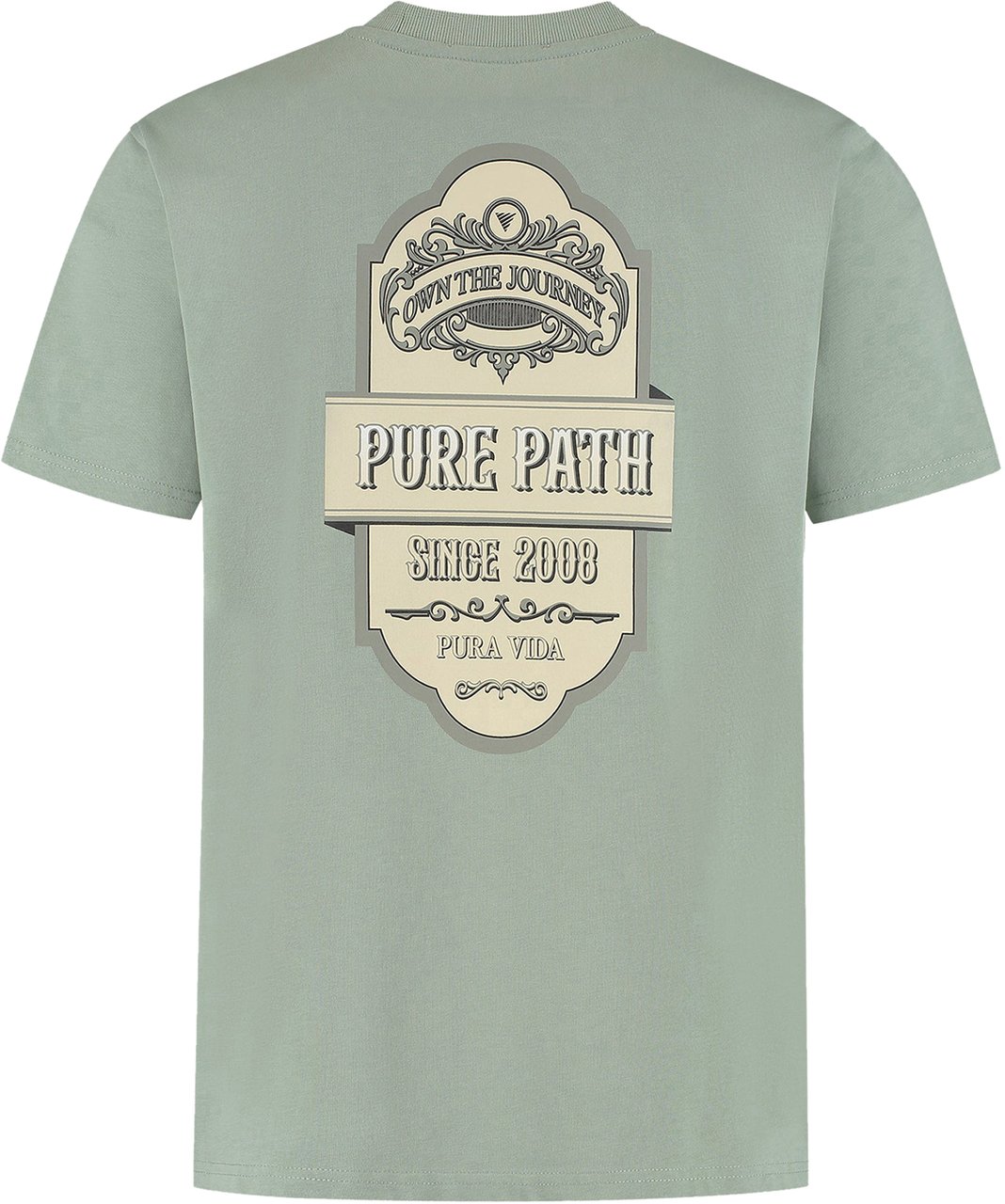 Pure Path tee green Groen