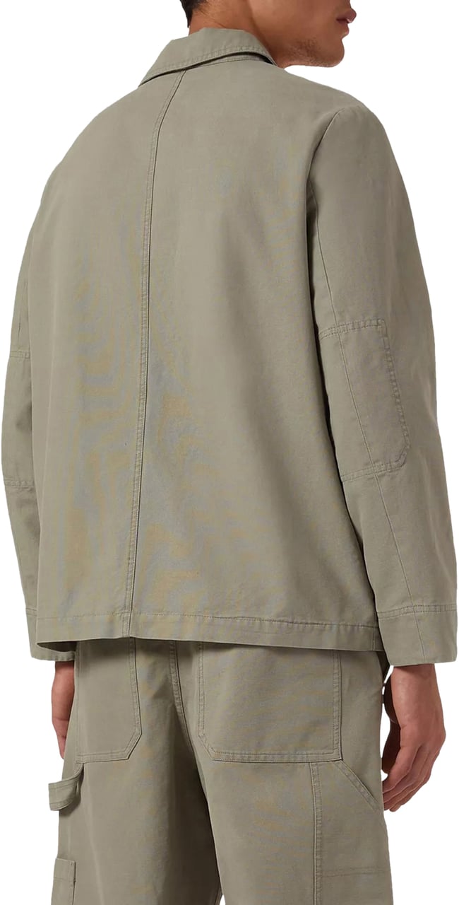 A.P.C. field jacket grey green Groen