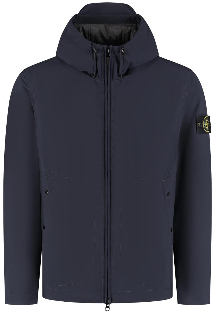 Stone Island Short Parka Blauw
