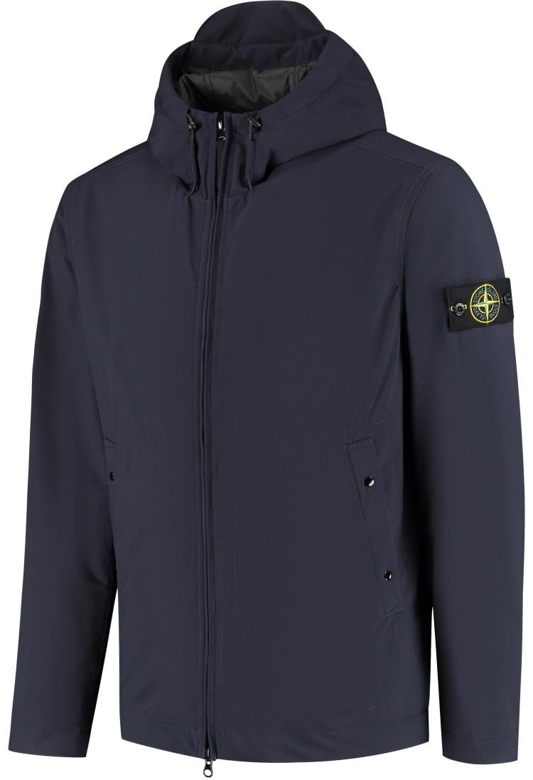 Stone Island Short Parka Blauw