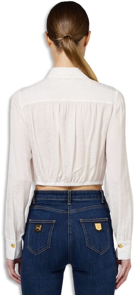 Elisabetta Franchi Shirts Cyan Cyaan