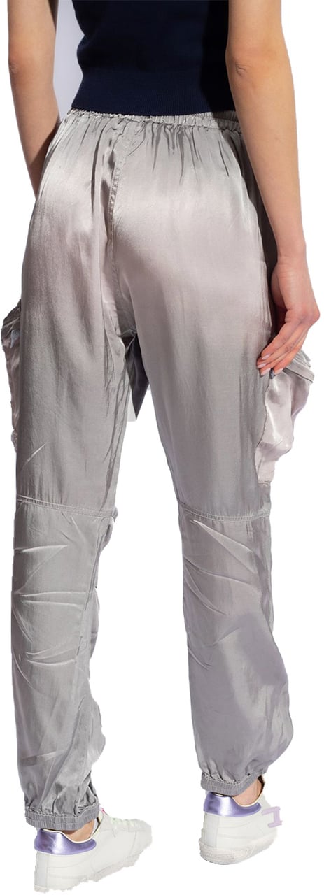 Diesel Trousers Silver Zilver