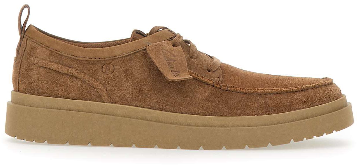 Clarks Original Flat Shoes Brown Bruin