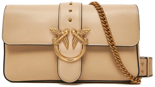 Pinko Crossbody bag 'Love One Classic' Beige