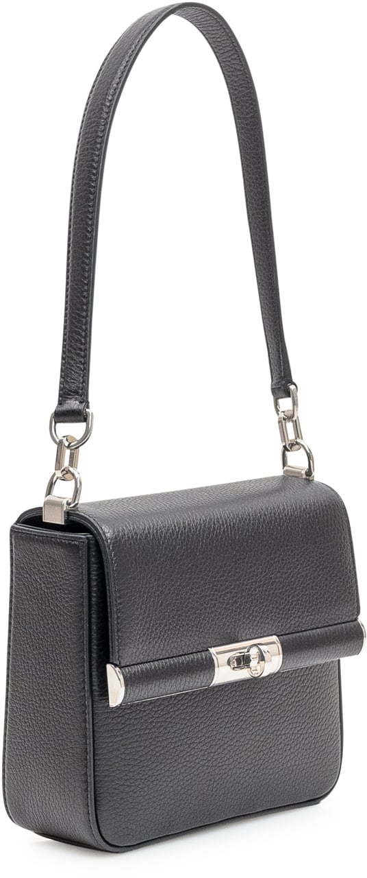 Dolce & Gabbana Borsa a Spalla Marlene in Pelle Zwart