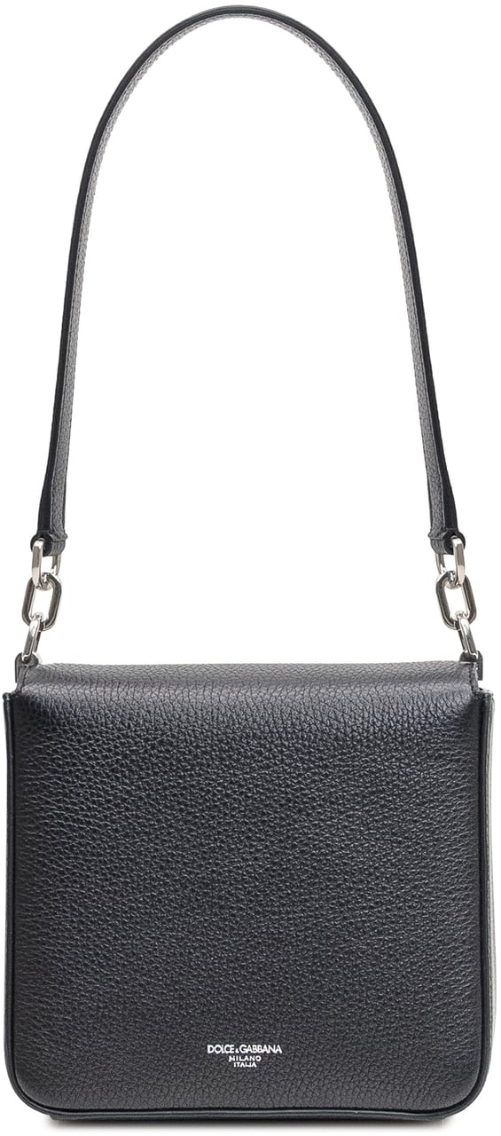 Dolce & Gabbana Borsa a Spalla Marlene in Pelle Zwart