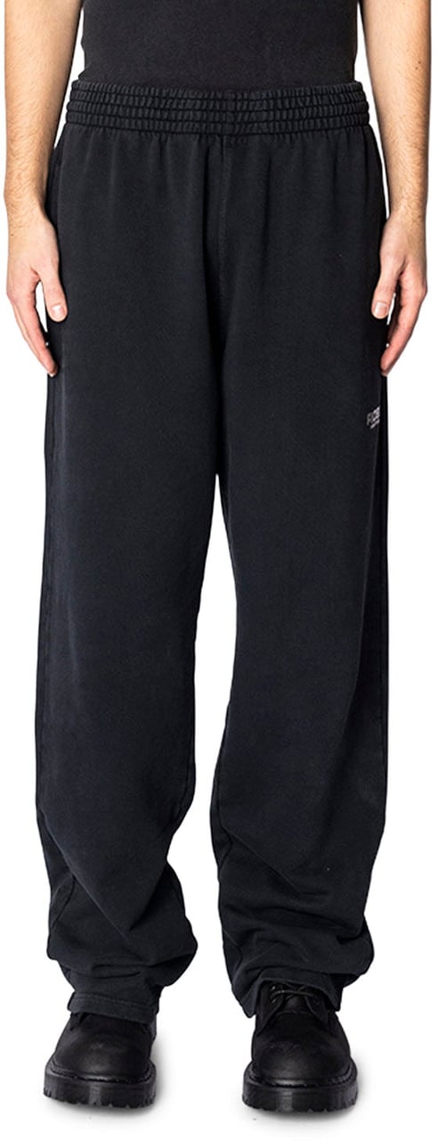 Martine Rose WIDE LEG SWEATPANT BLACK Zwart
