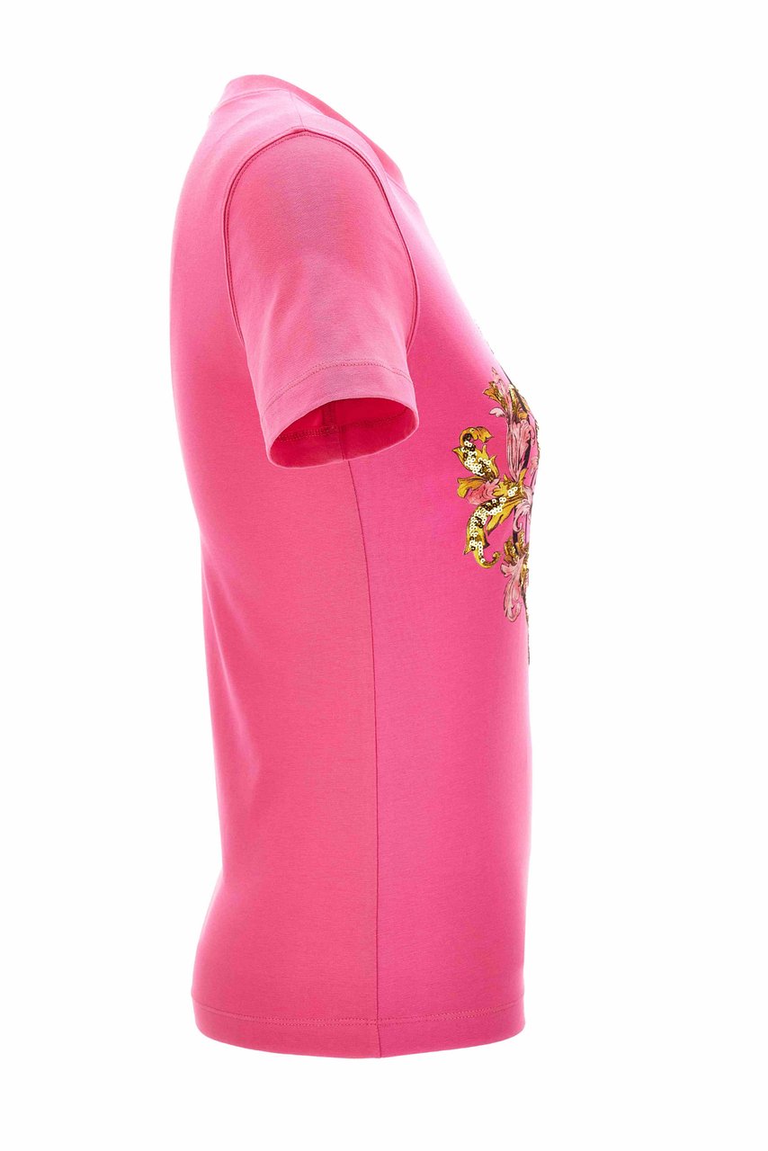 Versace Jeans Couture Dames T-shirt Roze
