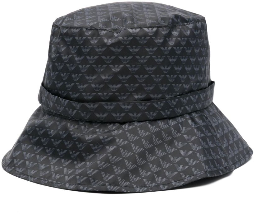Emporio Armani Hats Black Zwart