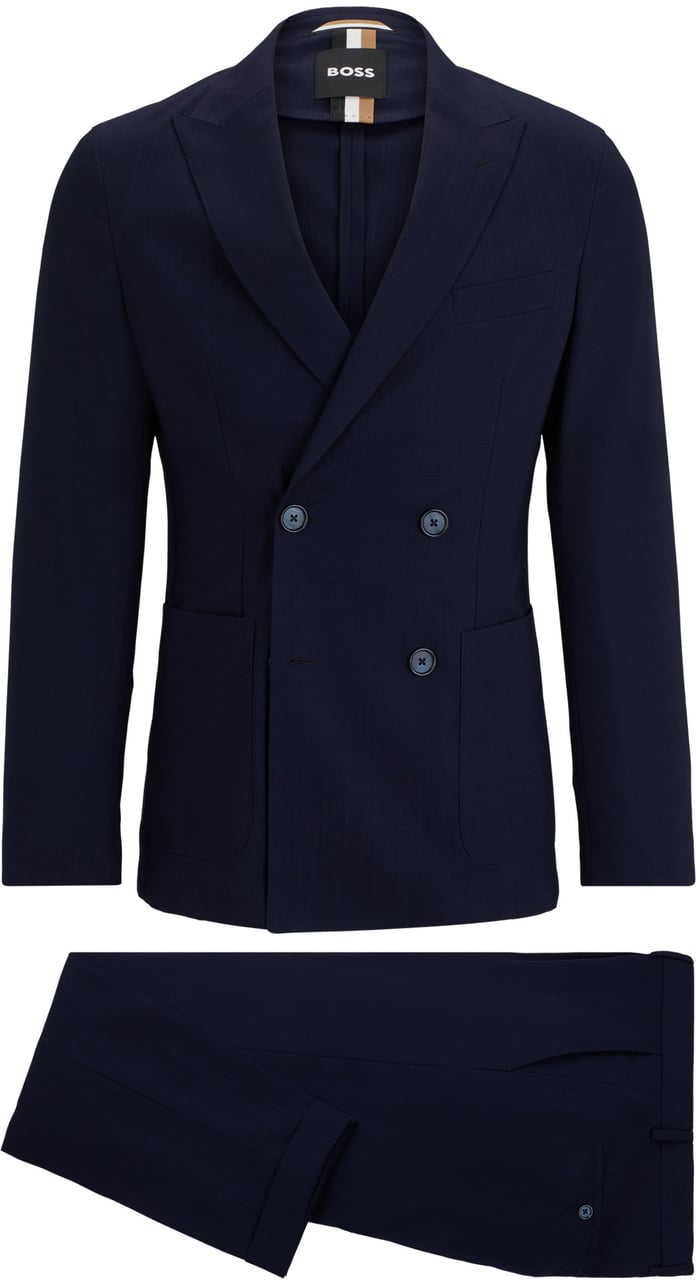 Boss Dresses Blue Blauw