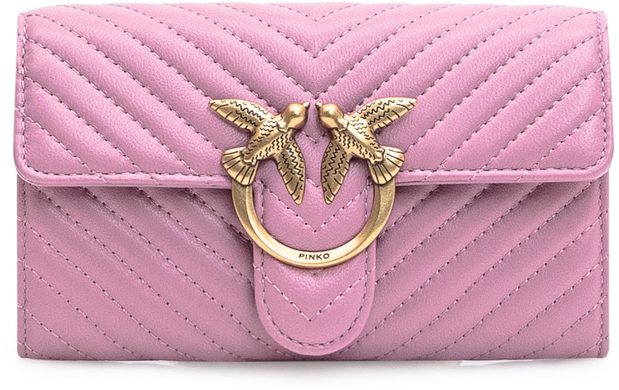 Pinko Portafoglio Love One Roze
