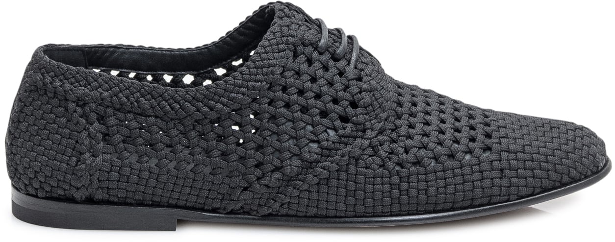Dolce & Gabbana Derby Intreccio Zwart