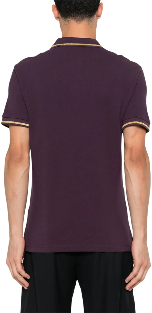 Versace Jeans Couture T-Shirts And Polos Purple Paars