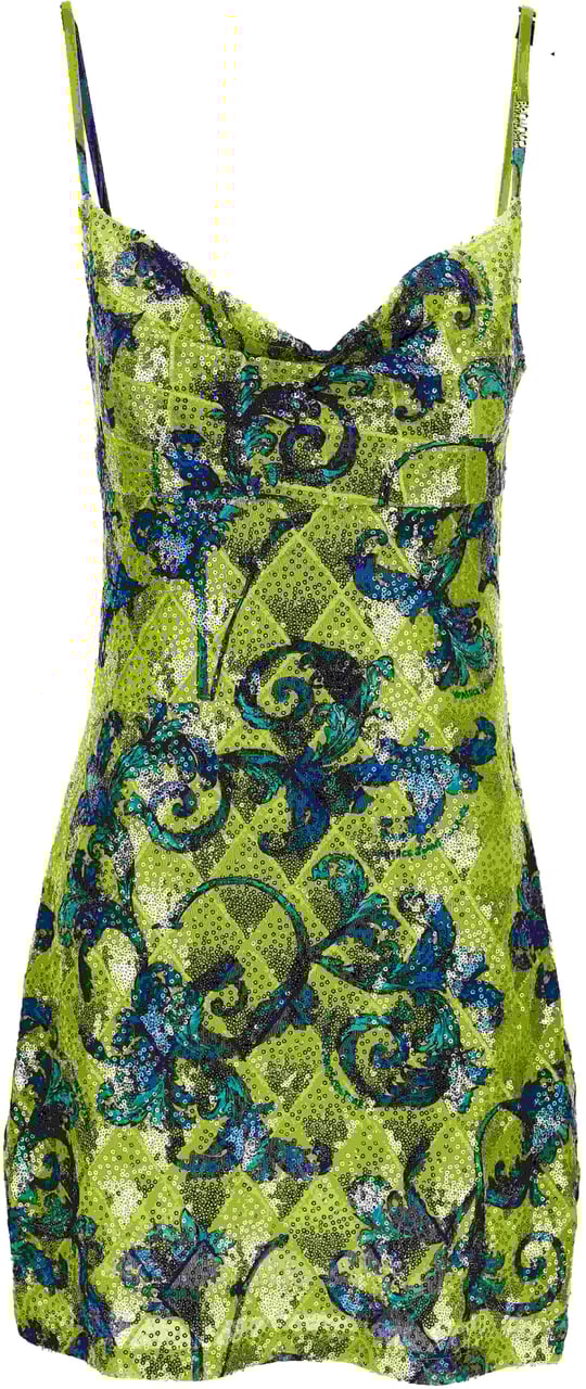 Versace Jeans Couture Dresses Green Groen