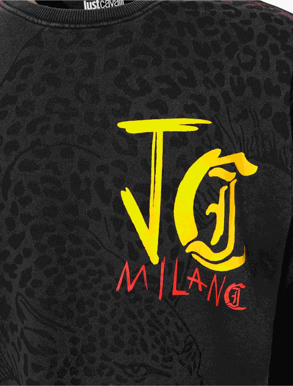 Just Cavalli Sweaters Black Zwart