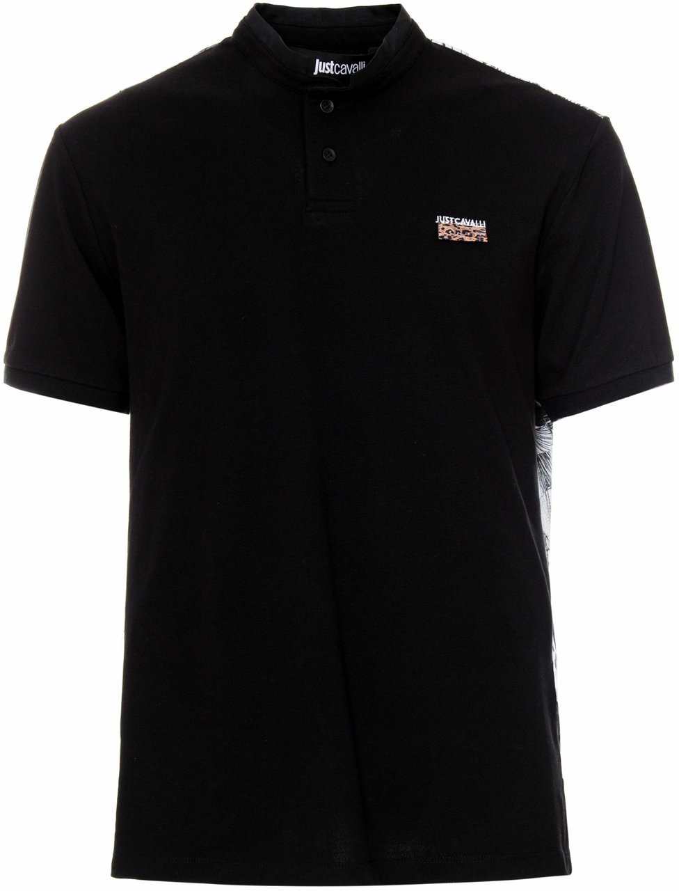 Just Cavalli T-Shirts And Polos Black Zwart