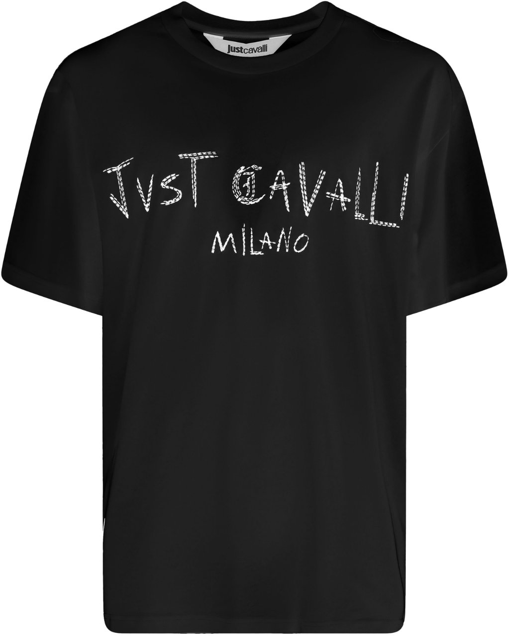 Just Cavalli T-Shirts And Polos Black Zwart