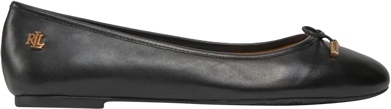 Ralph Lauren Flat Shoes Black Zwart