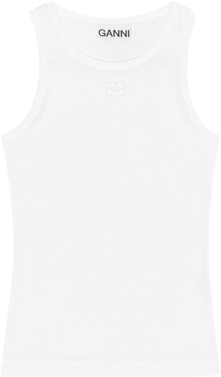 Ganni Shirts & Tops T3897 Wit