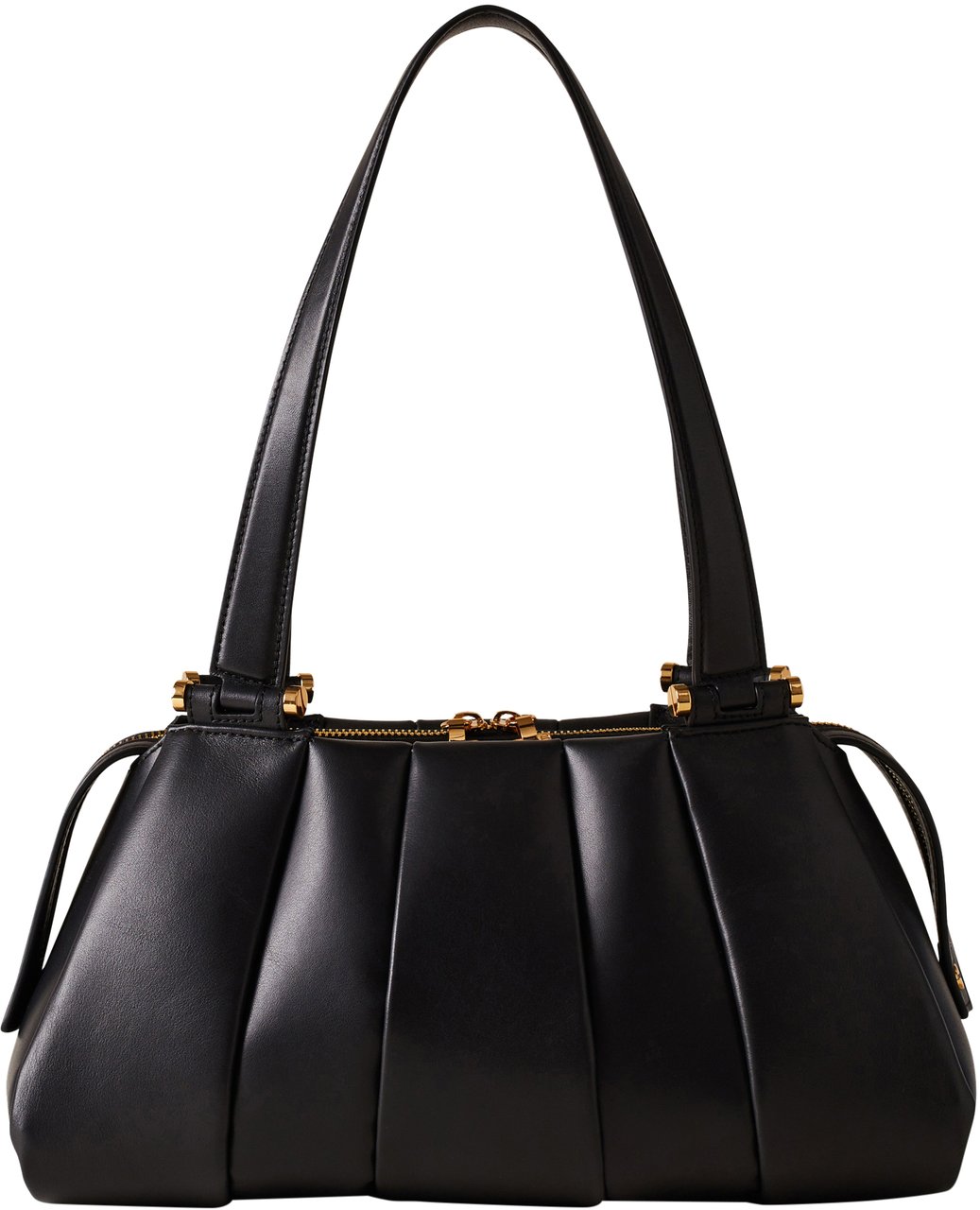 Borbonese L’ELCAIR BOWLER MEDIUM Zwart