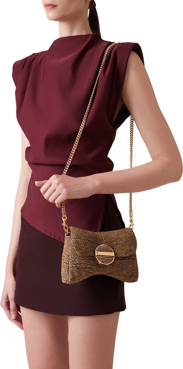 Borbonese COQUETTE MINI BAG Bruin