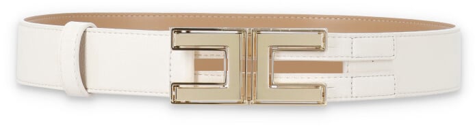 Elisabetta Franchi Belts Ivory Wit