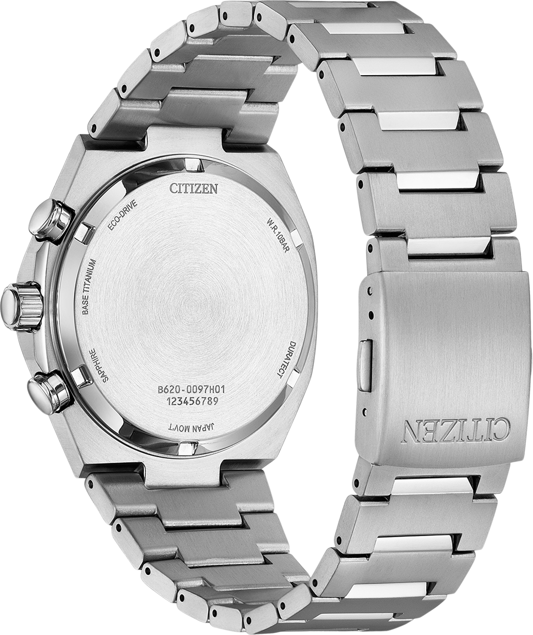 Citizen CA4610-85M Zenshin Chrono Sport Eco-Drive Titanium horloge Blauw