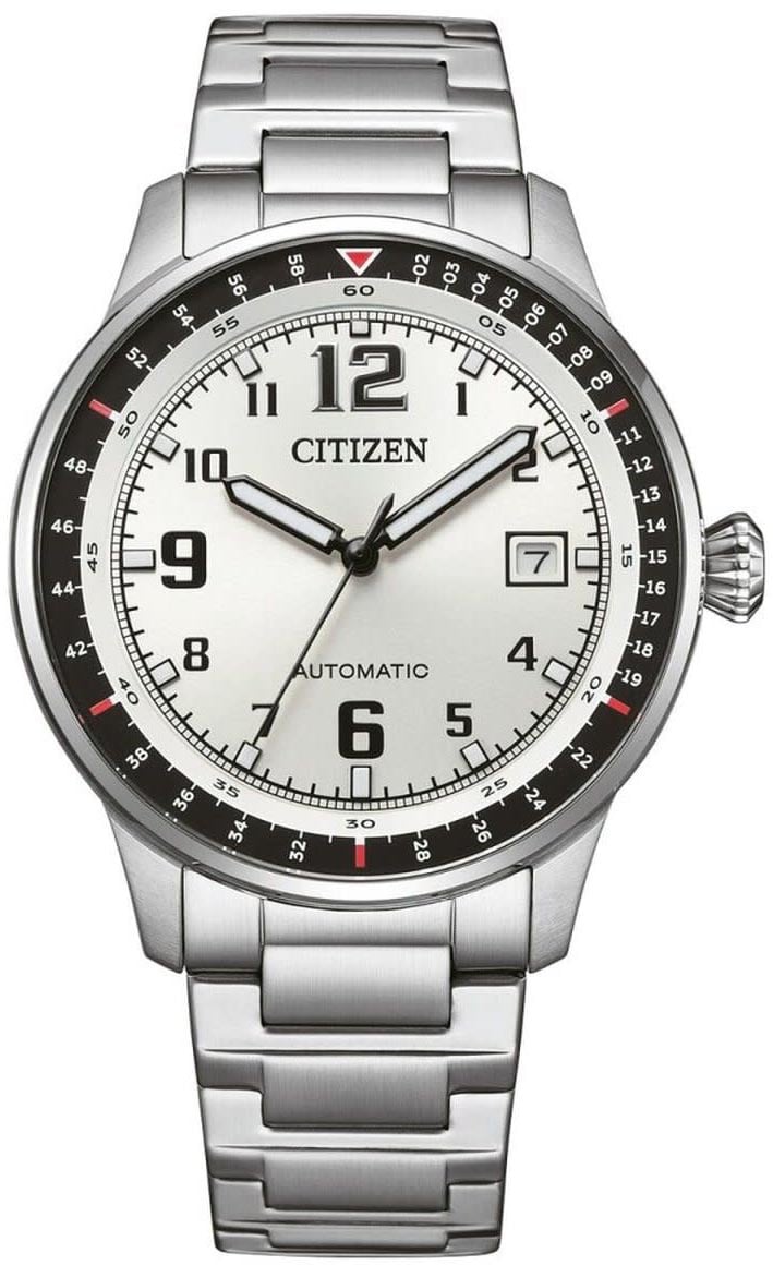 Citizen NJ0190-51A Urban Military Mechanical horloge Zilver