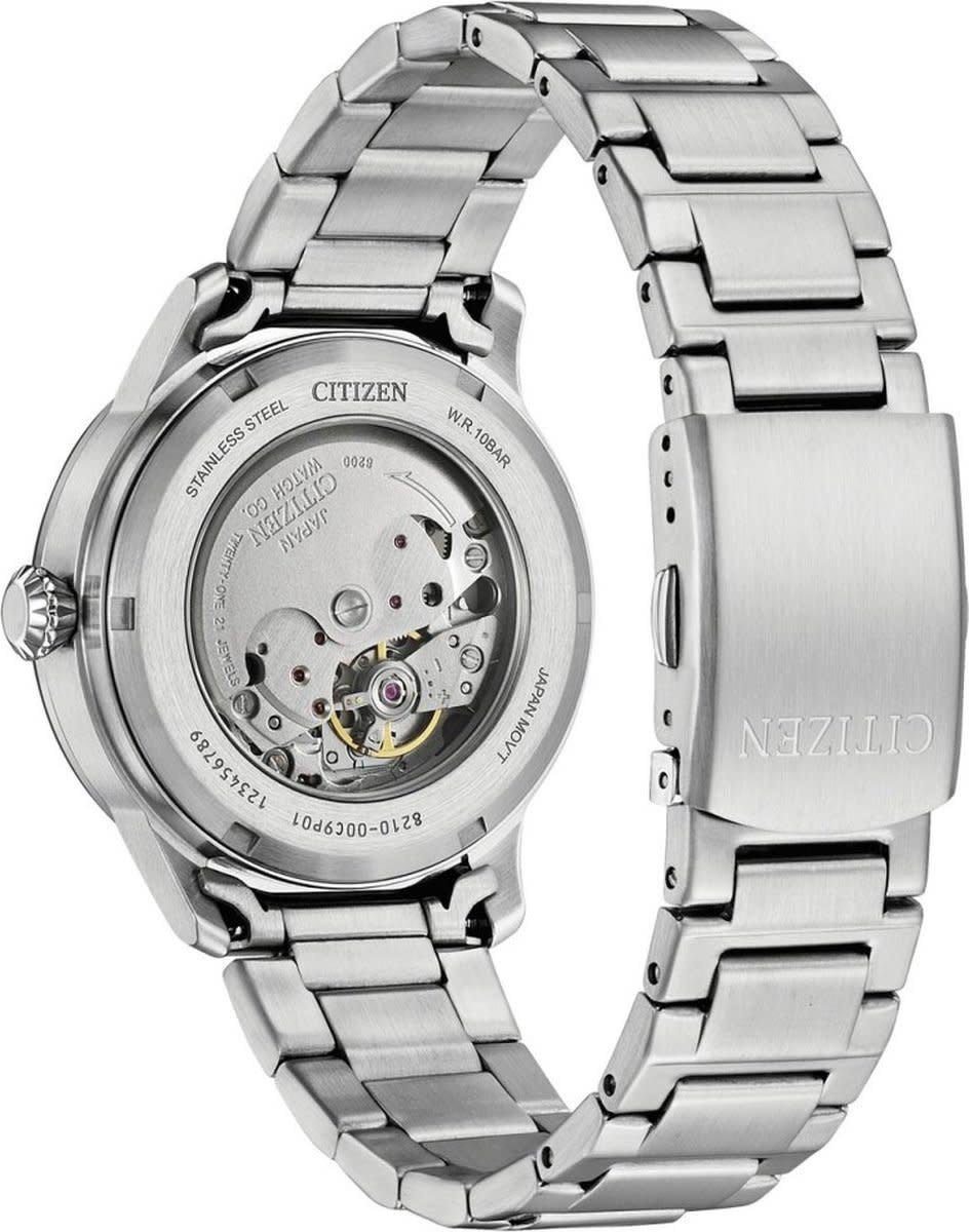 Citizen NJ0190-51A Urban Military Mechanical horloge Zilver