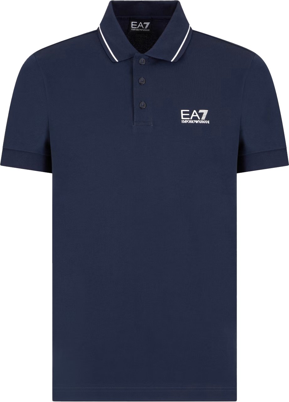 EA7 Tennis Club Polo Blauw