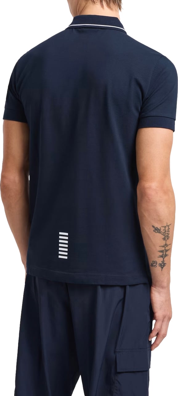 EA7 Tennis Club Polo Blauw