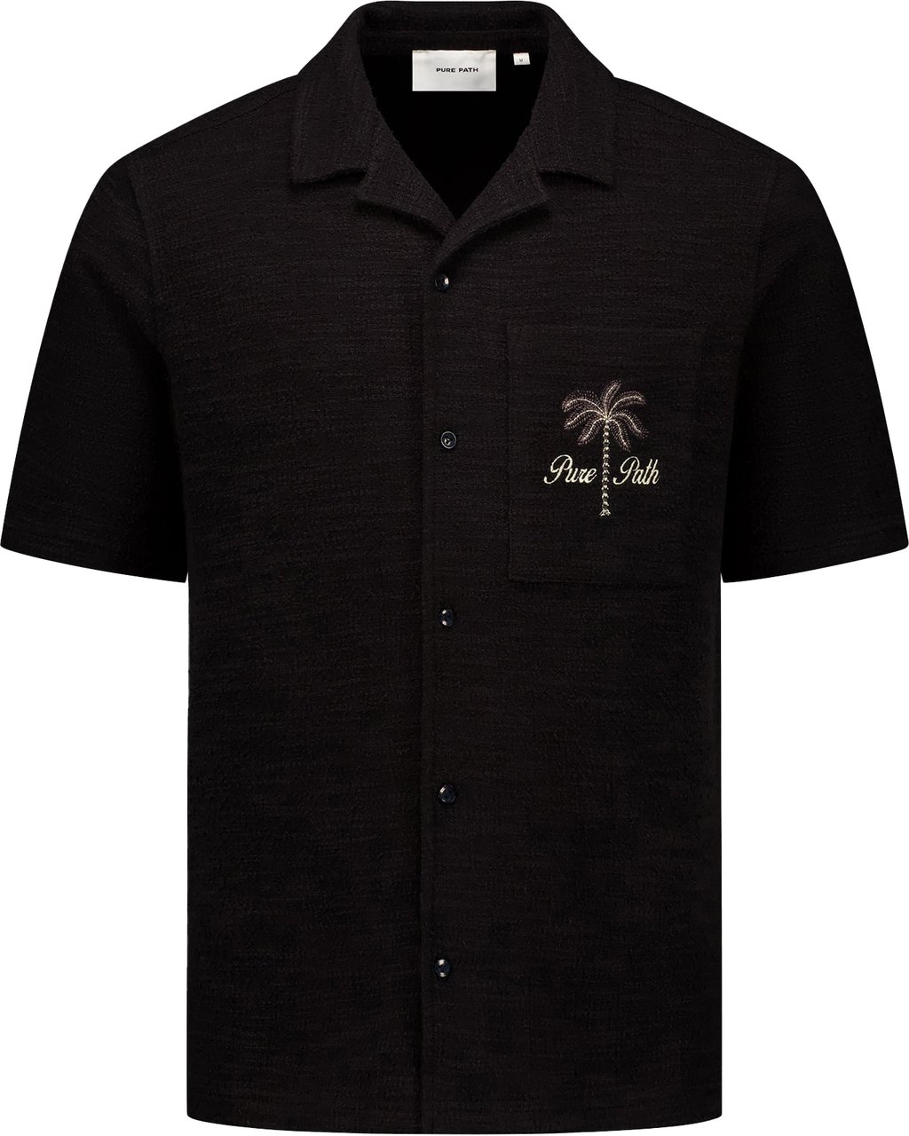 Pure Path Overshirt Black Zwart