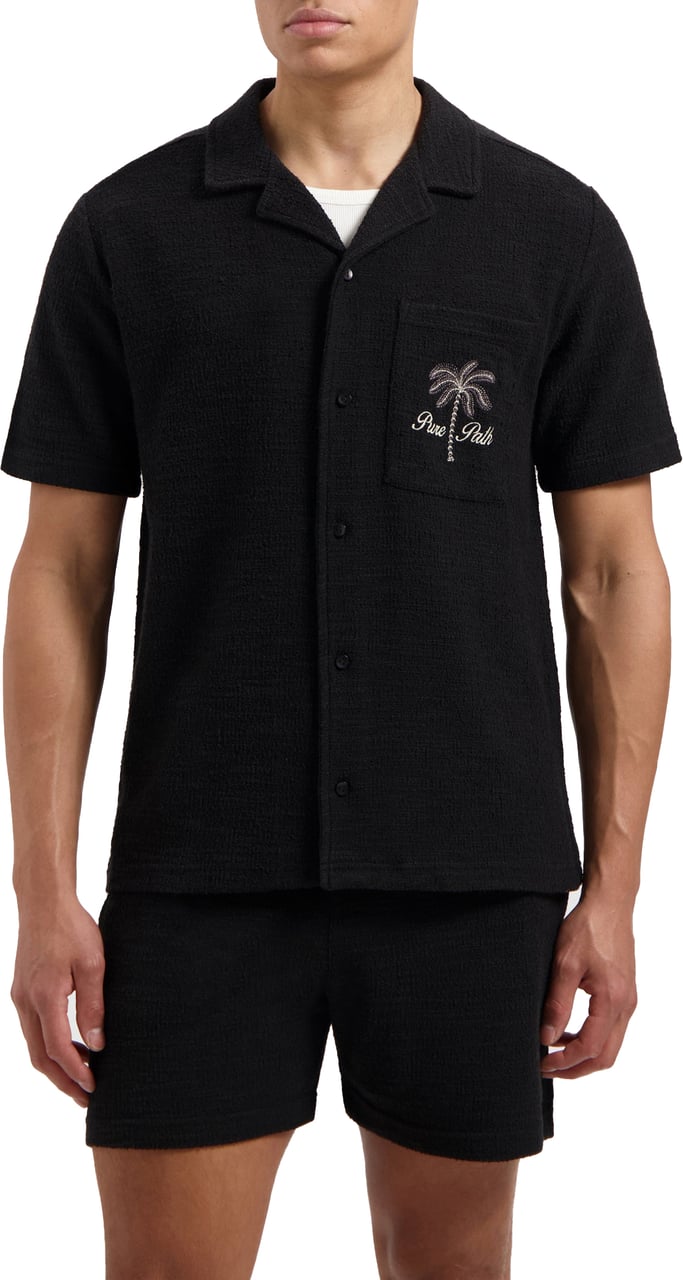Pure Path Overshirt Black Zwart