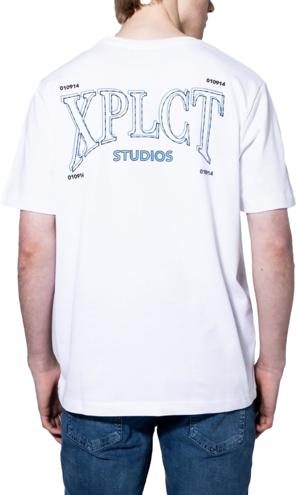 XPLCT Studios stitch tee | White Wit