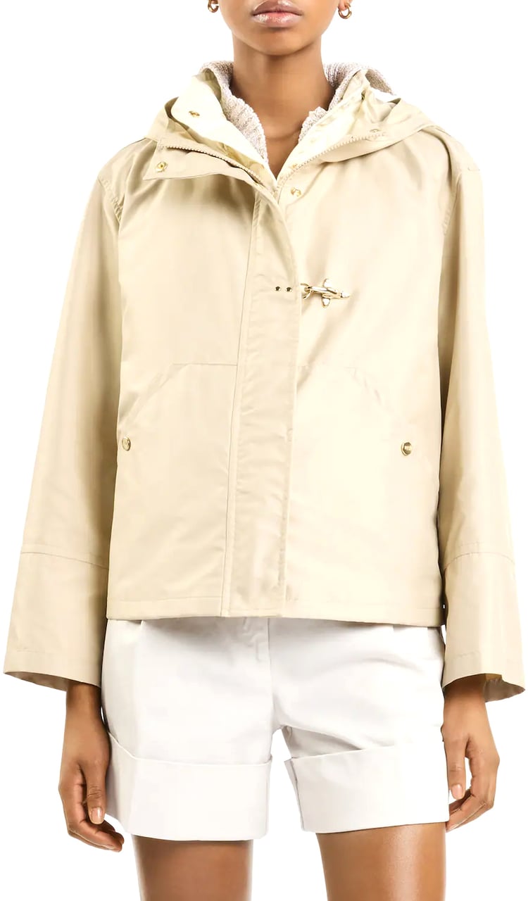 Fay Coats Beige Beige