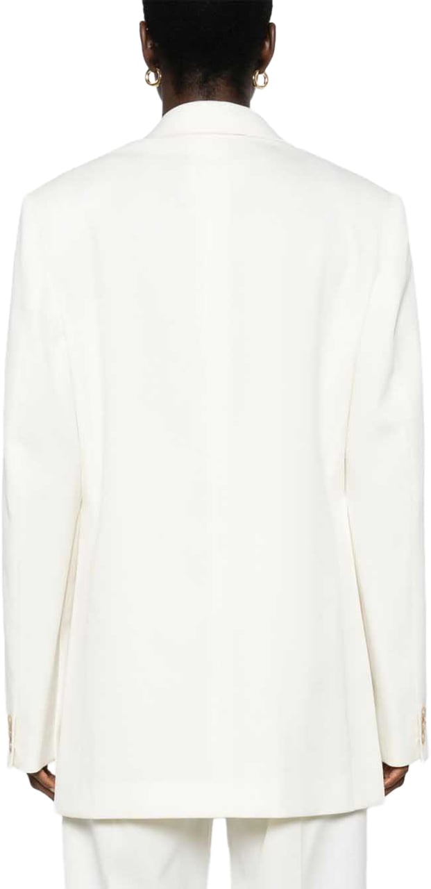MM6 Maison Margiela Jackets Ivory Wit