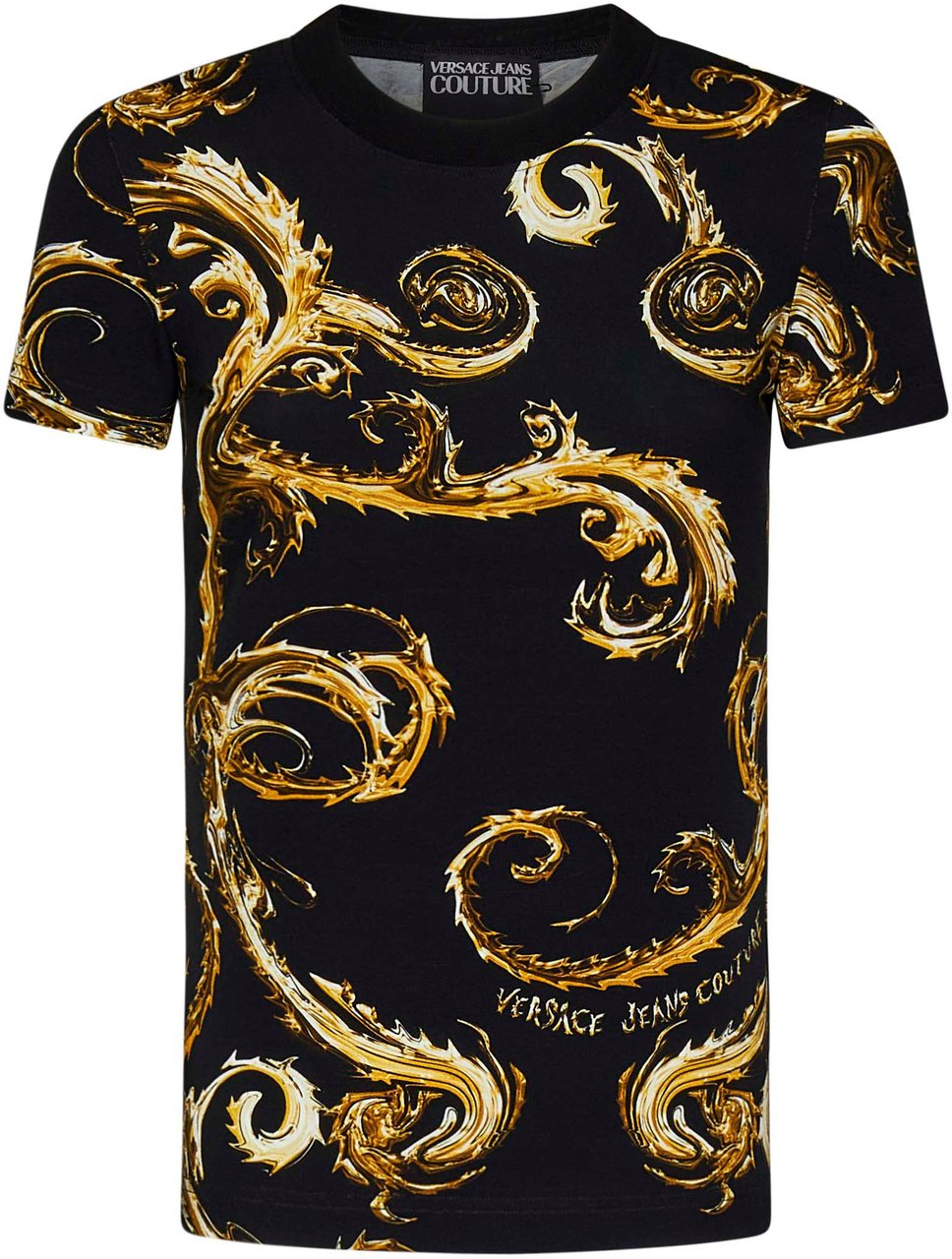 Versace Jeans Couture T-Shirts And Polos Black Zwart
