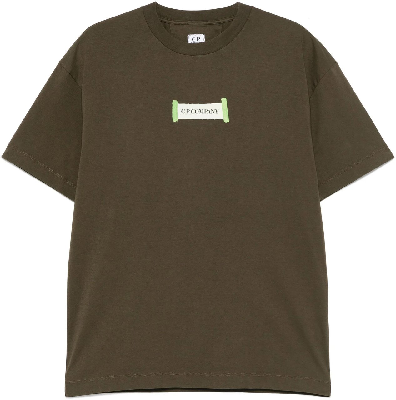CP Company T-Shirts And Polos Ivy Green Groen