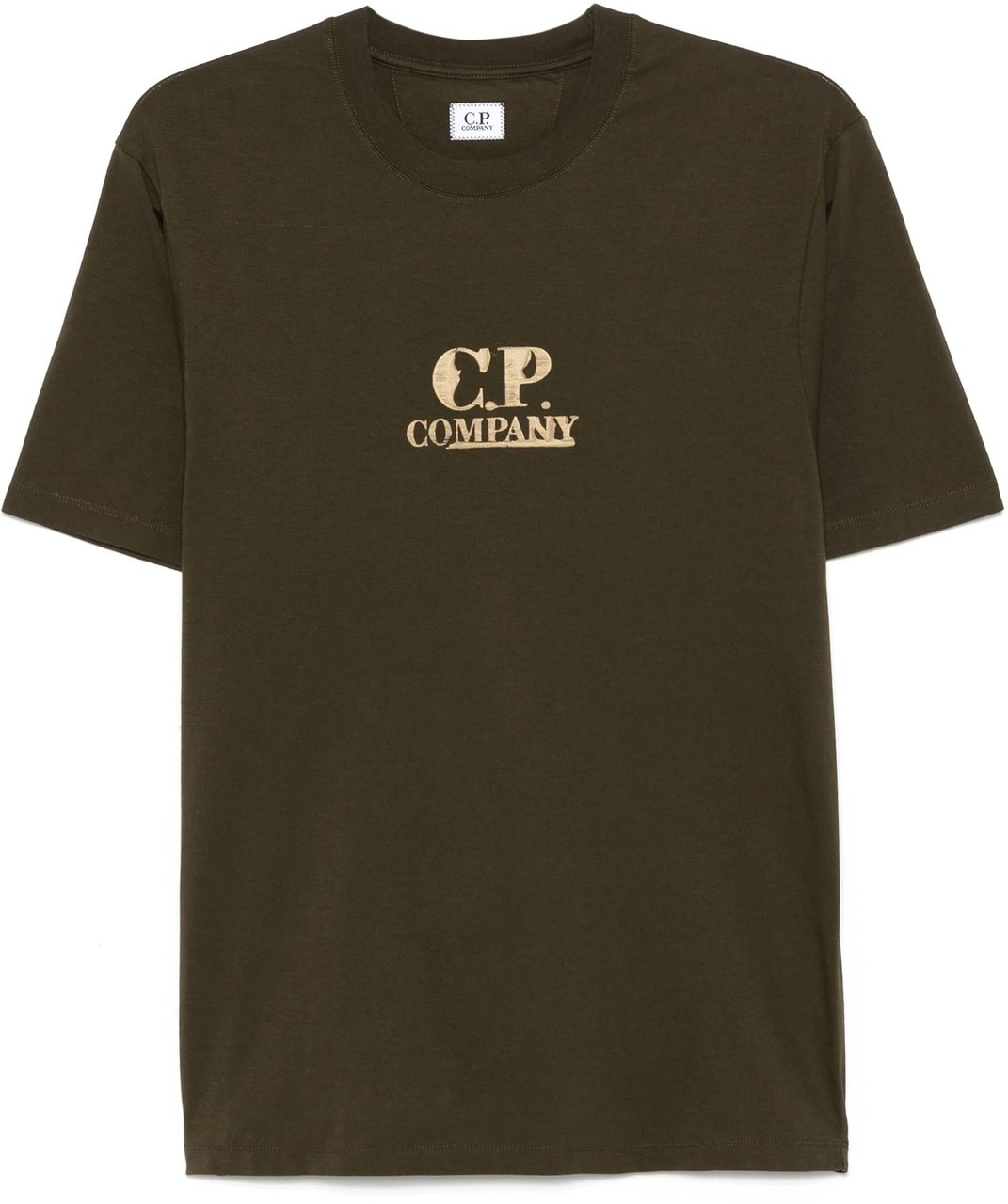 CP Company T-Shirts And Polos Ivy Green Groen