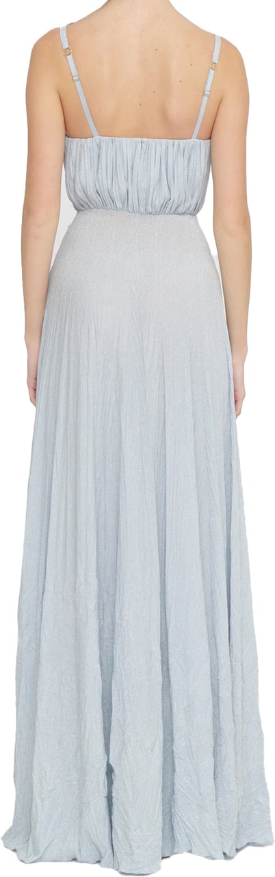 Elisabetta Franchi Abito Lungo Blauw