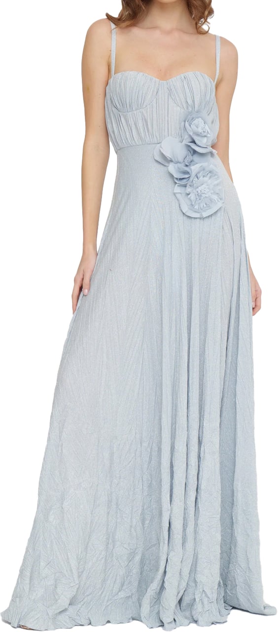 Elisabetta Franchi Abito Lungo Blauw
