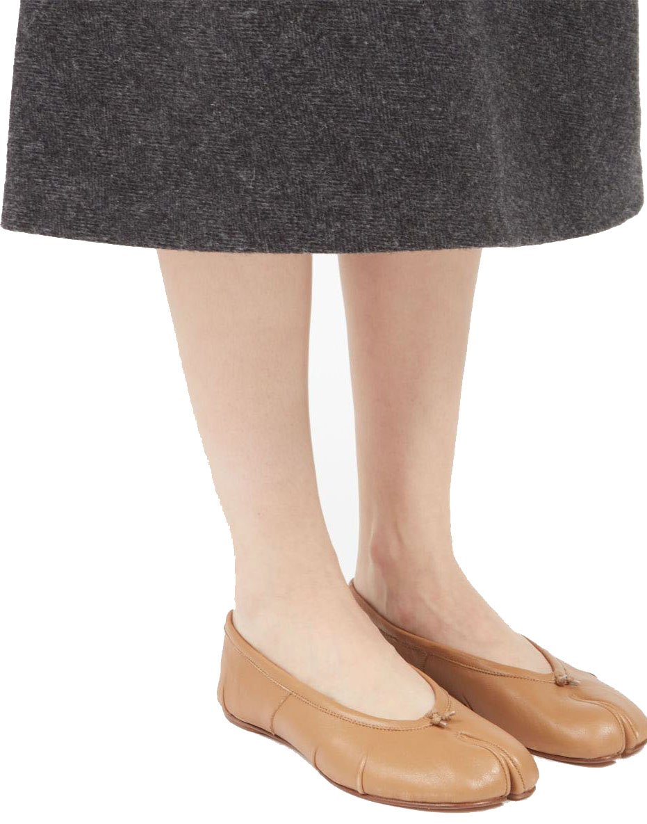 Maison Margiela Flat Shoes Beige Beige