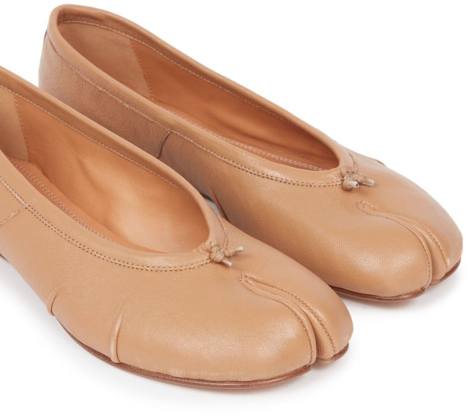 Maison Margiela Flat Shoes Beige Beige
