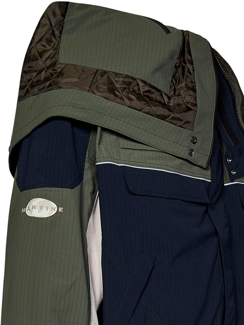 Martine Rose Coats Green Groen