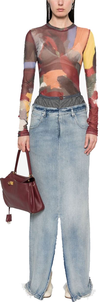 Maison Margiela Skirts Blue Blauw