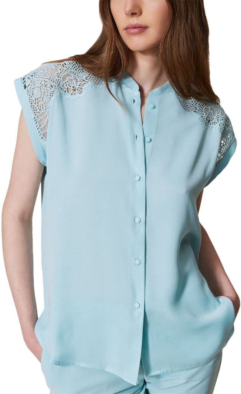 Twin-set Shirts Blue Blauw