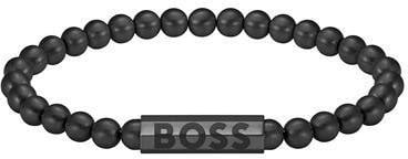 Boss BOSS HBJ1580659M SPHERE METAL Mannen Armband 19cm Zwart