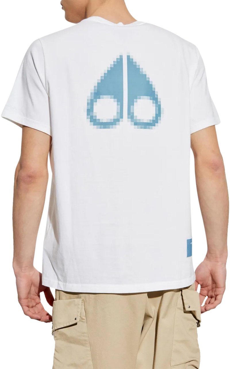 Moose Knuckles Milton Tee Milky Way Wit