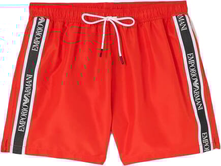 EA7 Boxer Beachwear Rood